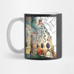 Kandinsky meets Barcelona, motif 9 Mug